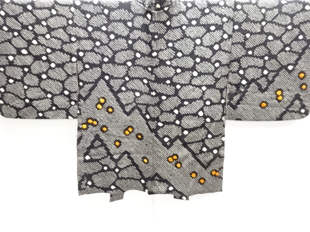 本総絞り　抽象模様羽織